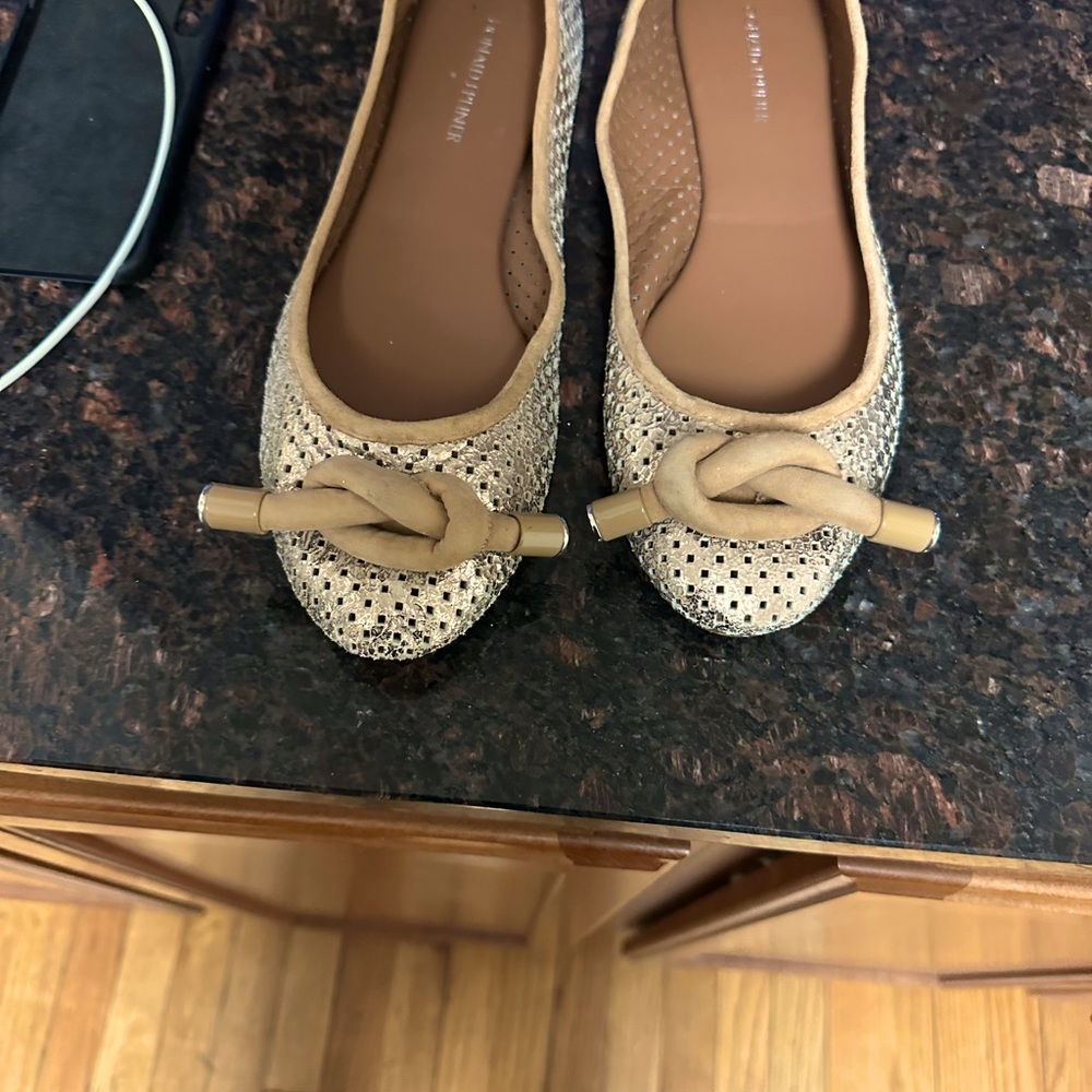 Women golden and Paige flate shoes
